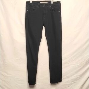 Parasuco medium rise tapered slim leg sarim fit black size 33w 34l jeans for men